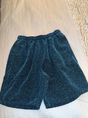 AMBSN Men’s Blue Speckled Terry Cloth Shorts Size Medium Made in USA